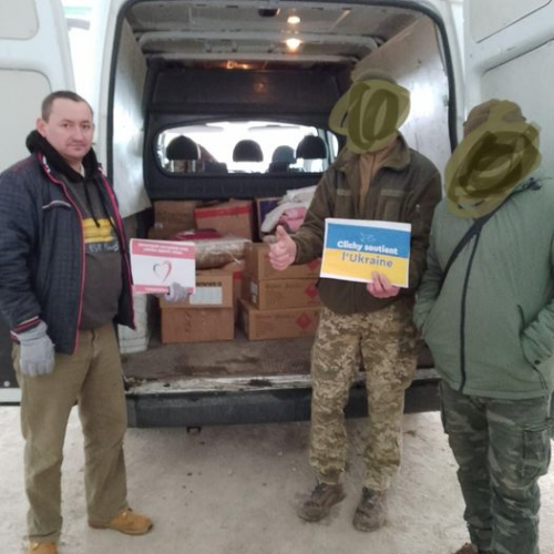 Допомога війсковому госпіталю в Бахмуті відвантажена Допомога війсковому госпіталю в Бахмуті відвантажена