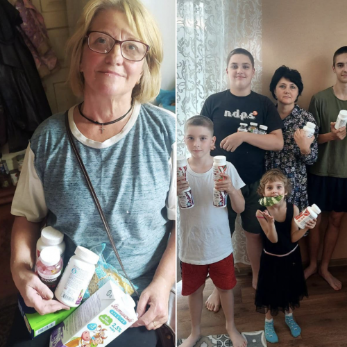 Допомога потребуючим родинам вітамінами Допомога потребуючим родинам вітамінами