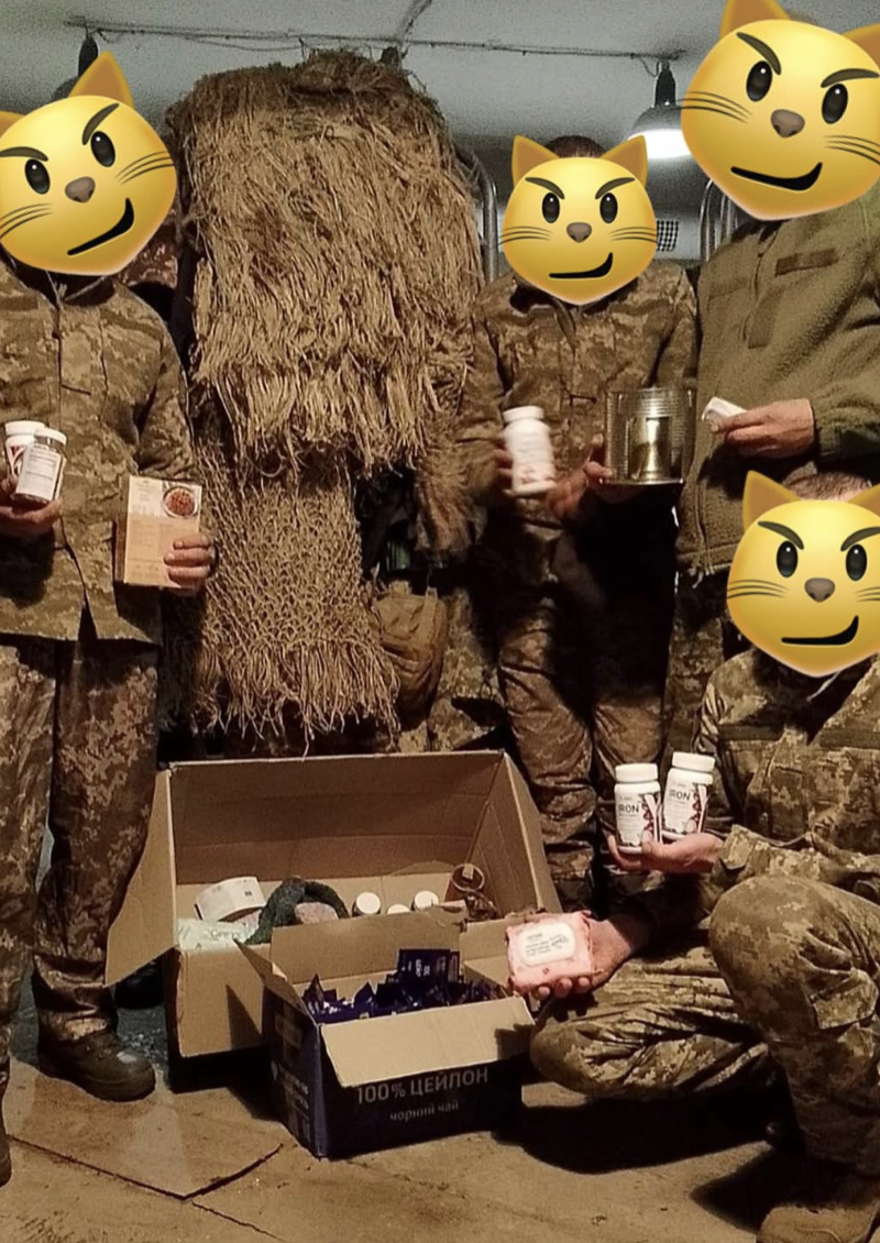 Маскувальні сітки та вітаміни для наших хлопців Маскувальні сітки та вітаміни для наших хлопців