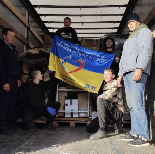 Отримали допомогу від наших партнерів з Франції Отримали допомогу від наших партнерів з Франції
