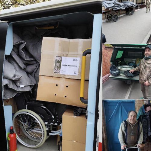Передали теплі ковдри в військовий госпіталь на Київщині Передали теплі ковдри в військовий госпіталь на Київщині