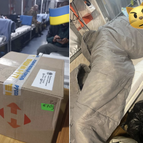 Партія одіял для поранених в евакуаційному потяз Партія одіял для поранених в евакуаційному потяз