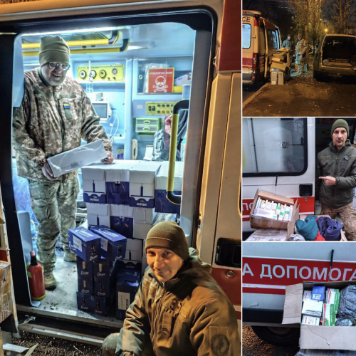 Медицина та ковдри для евакуаційного потяга Медицина та ковдри для евакуаційного потяга