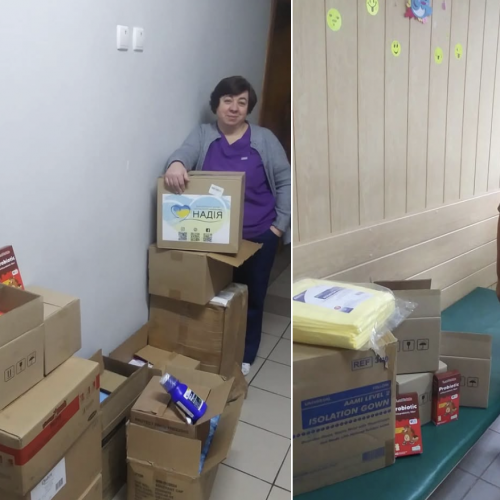 Обласна дитяча лікарня в Івано-Франківську отримала партію вітамінів для маленьких пацієнтів Обласна дитяча лікарня в Івано-Франківську отримала партію вітамінів для маленьких пацієнтів