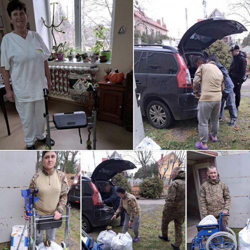Сьогодні наша команда передала чергову партію медичної допомоги до військового госпіталю Сьогодні наша команда передала чергову партію медичної допомоги до військового госпіталю