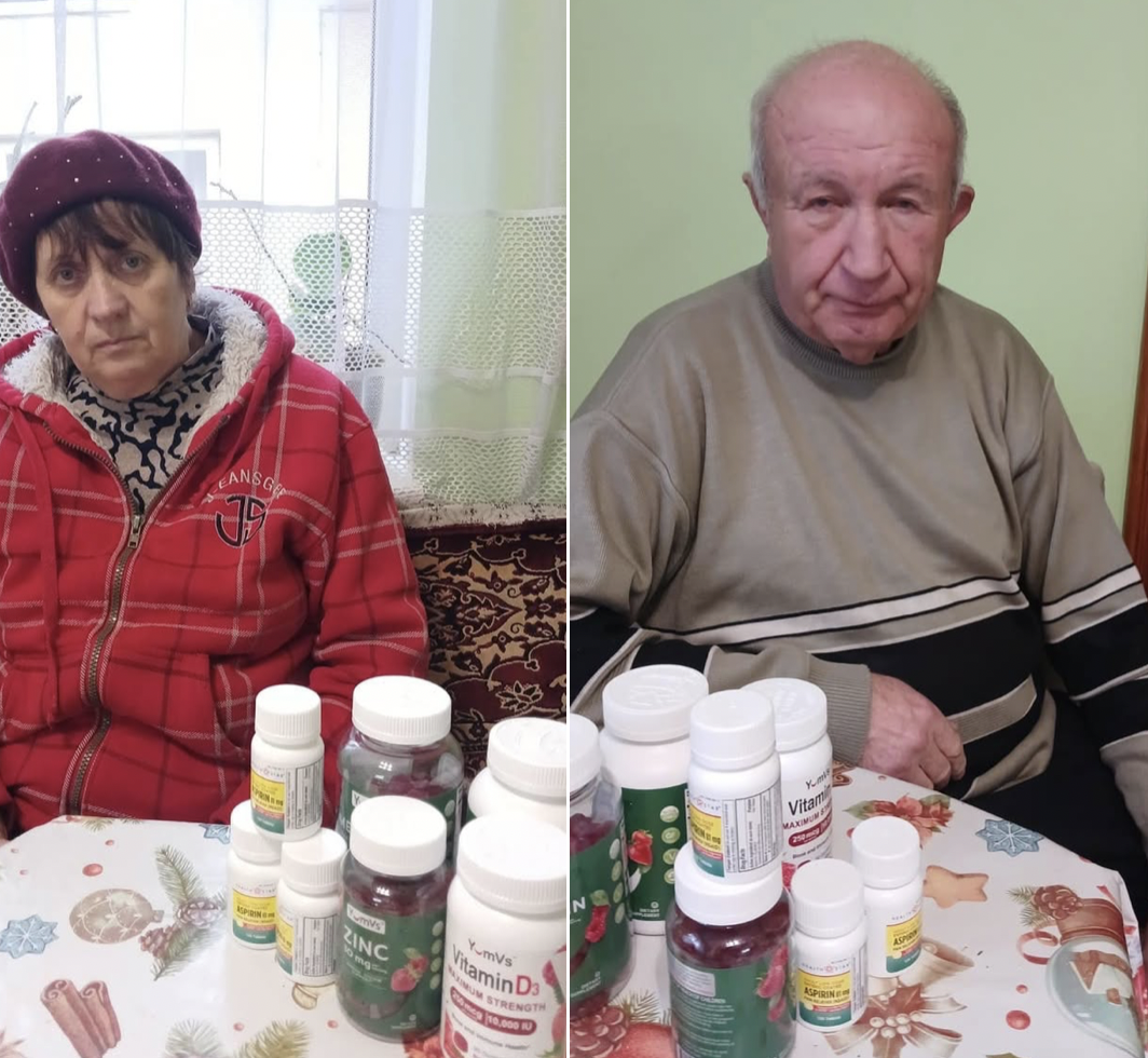 Передали вітаміни для осіб похилого віку Передали вітаміни для осіб похилого віку