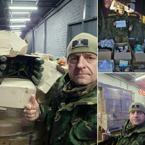 Передали допомогу 46 десантно-штурмовій бригаді