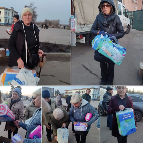 Ми передали підгузки для дорослих людей Ми передали підгузки для дорослих людей
