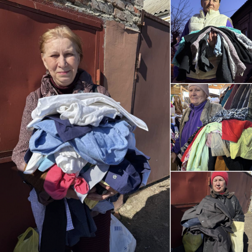 Передали одяг потребуючим особам Харківщини Передали одяг потребуючим особам Харківщини
